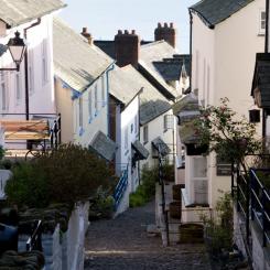 Clovelly - View down the Hill
