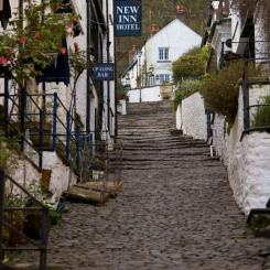 Clovelly - View up the Hill