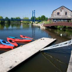 Exeter Quay - Canoes and Bridges