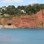 Dawlish red cliffs