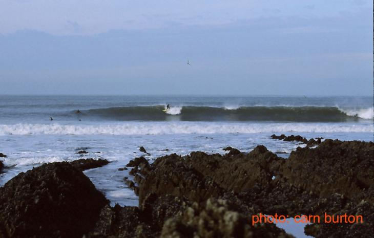 Surfer at North Devon Reef Break
