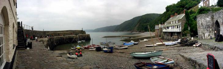 Clovelly Harbour Panorama